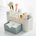 thumbnail image 2 of Mouliraty Plastic desktop cosmetic box with small drawer multifunctional desk storage box, 2 of 3