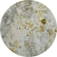 thumbnail image 2 of Addison Rugs Mayfield Washable Transitional Floral Taupe Round Rug, 8' x 8', 2 of 5