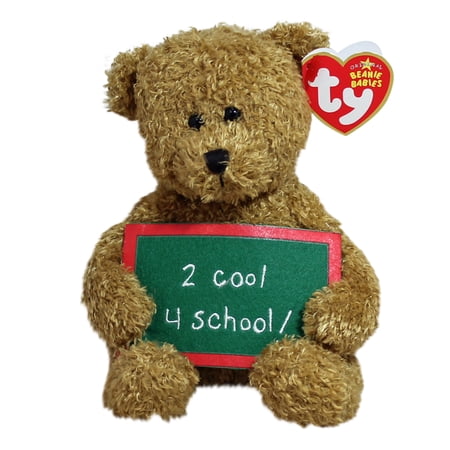 Ty Beanie Baby: School Rocks the Bear - 2 Cool 4 School! | Stuffed Animal | MWMT price history on PriceWatchPro