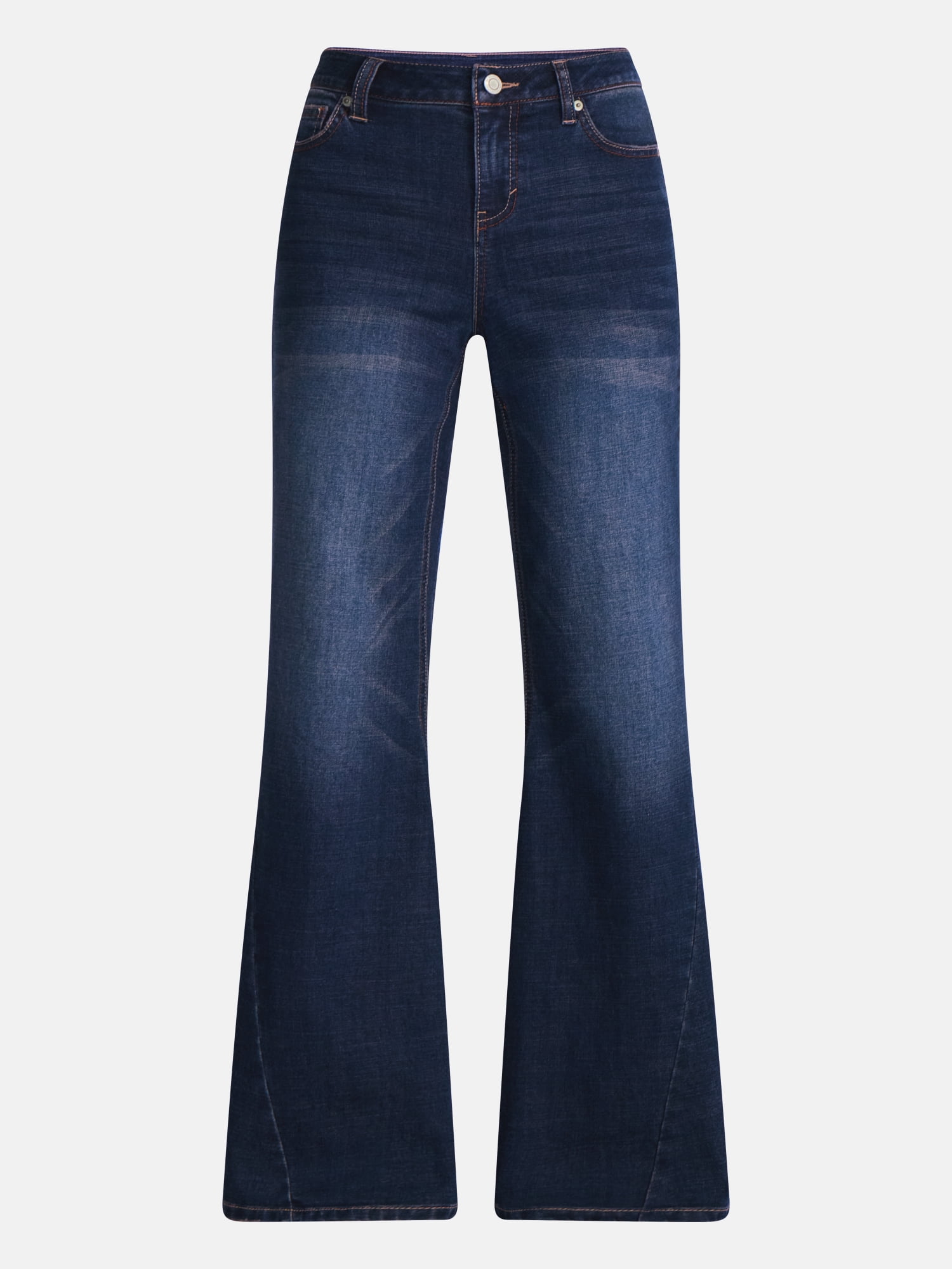 No Boundaries Relaxed Flare Jeans, 31'' Inseam, Women's 00-20