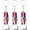 Set of 3 Dominican Script, variant on Multifunctional Bottle Opener Keychain Corkscrew Keychains - Dominican Republic Flag (Dominican in Script Letters - Single)