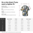 thumbnail image 5 of Kdxio Men's Hawaiian Shirt for Men Short Sleeve Shirt Cartoon Squirrel on Branch Summer Casual Holiday Beach Button Down T-Shirts, 5 of 5