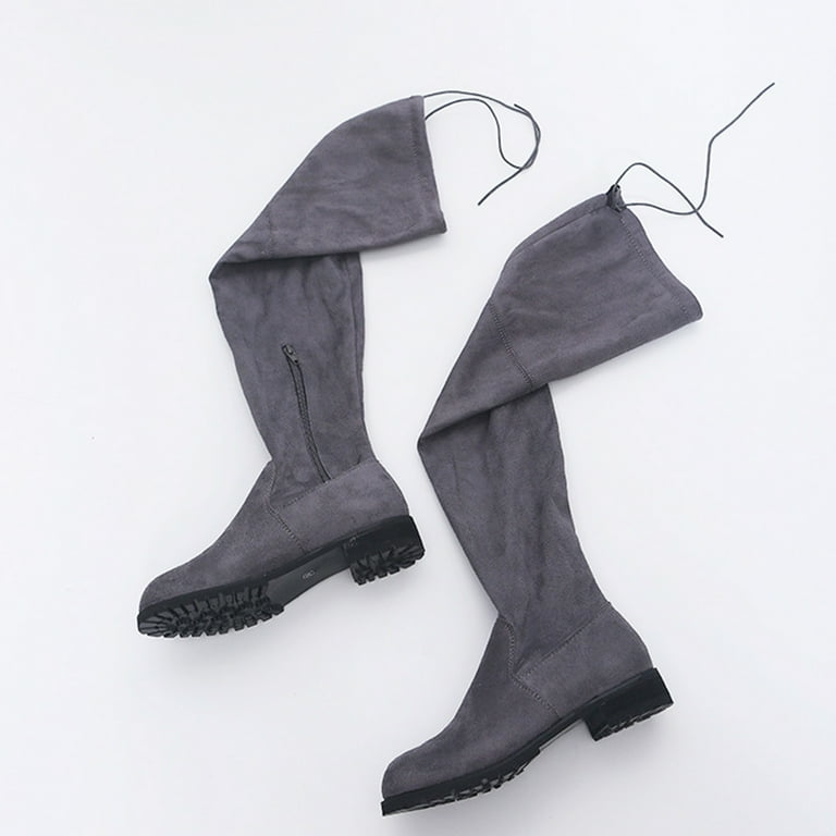 HSMQHJWE Over The Thigh Boots For Women Long Boots Women No HSMQHJWE Over The Thigh Boots For Women Long Boots Women No