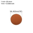 thumbnail image 2 of Uxcell 30pcs 36L Fabric Cloth Covered Button 23mm 7/8" Round Metal Shank Satin Sewing DIY Craft Buttons for Bridal Wedding Suits Dress Blouses Sweaters, Orange, 2 of 7
