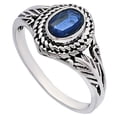 thumbnail image 4 of Natural Blue Kyanite - Brazil 925 Sterling Silver Ring s.6 Jewelry DGR1131_C_6 R-1044, 4 of 7