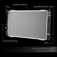 thumbnail image 4 of DNA Motoring For 05-08 Escape Tribute Mariner 2.3L Cooling Radiator Aluminum Core DPI 13067, 4 of 6