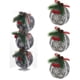 thumbnail image 2 of Herunwer Christmas Plaid Ball Ornaments - Black & Red Buffalo Plaid Fabric Ball Ornaments with Pine Cones and Greenery, Plaid Christmas Tree Hanging Balls Ornament, 2 of 6