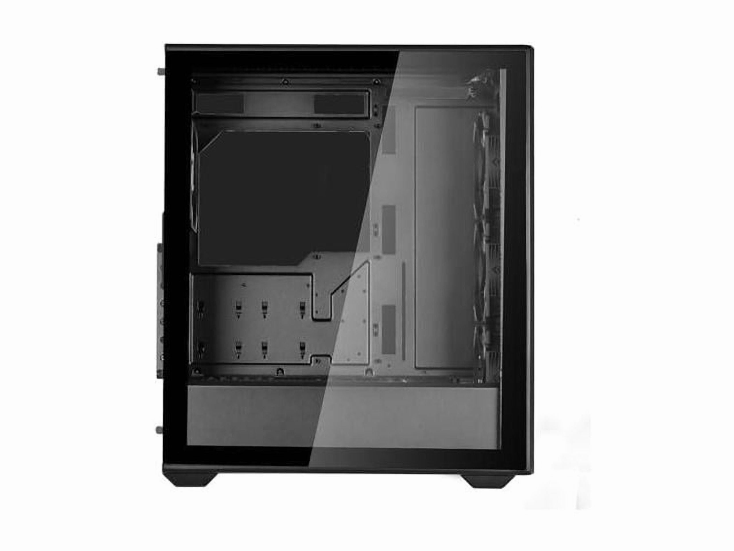 SilverStone Technology FARA 515XR Black Compact ATX Mid-Tower Chassis with Dual Radiator Support and Stunning Rainbow Lighting