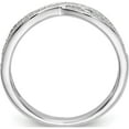 thumbnail image 2 of 14K White Gold Diamond Wedding Band (Size 7) Made In India rm2363b-019-waa, 2 of 5