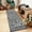 Black, variant on Runner Rug for Entryway, 2x6 Non-Slip Washable Stain-Resistant Ultra-Thin Carpet Soft Floral Low Pile Rug for Kitchen, Entryway, Hallway, Bathroom, Laundry, Dorm