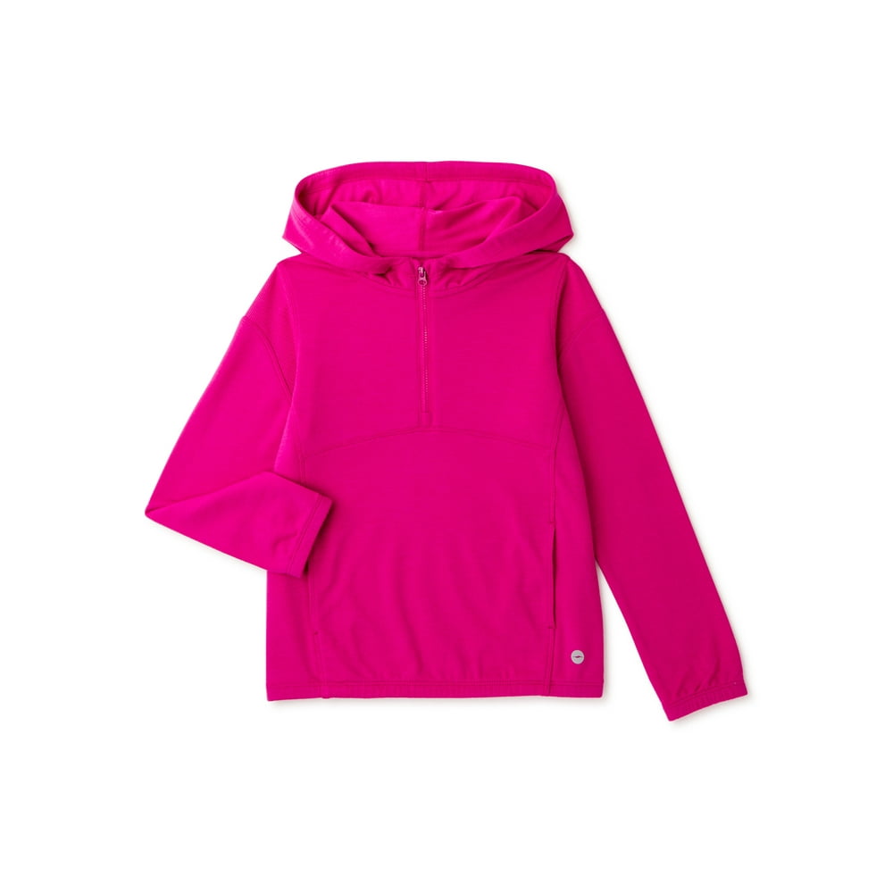 Avia Avia Girls 1/4 Zip Pullover Hoodie, Sizes 418 & Plus Walmart