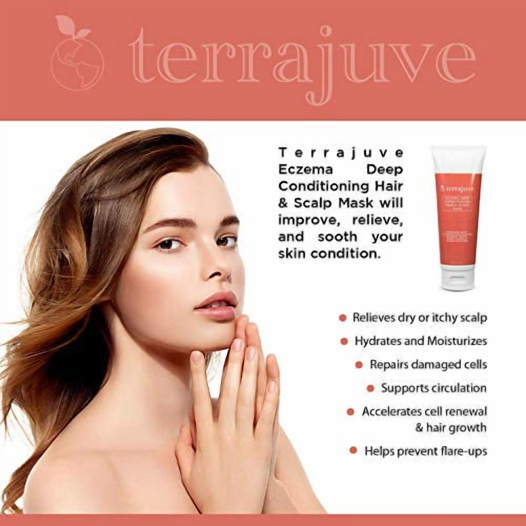 Terrajuve - Eczema Hair and Scalp Mask Organic Natural Made USA