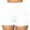 White, variant on Yoga Shorts Skinny High Elasticity Solid Color Above Knee Length Soft Anti-exposed Butt-lifted High Waist Plus Size Base Pants Women Garment