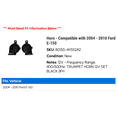 thumbnail image 2 of Horn - Compatible with 2004 - 2010 Ford E-150 2005 2006 2007 2008 2009, 2 of 2