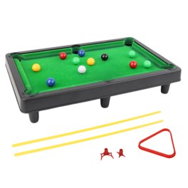Mini Billard 2 Sets Qixuer – Table Portable 30,5 Cm Pour Enfant Et Parent – Jeu Familial Et Rigolo