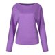 thumbnail image 4 of Blusa para mujer Camisetas de manga larga con cuello redondo Color sólido Casual Tops sueltos Pompotops gfhjh2305, 4 of 5