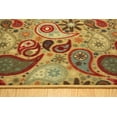 thumbnail image 3 of Rubber Collection Paisley Beige Multi Color Runner Rug Printed Slip Resistant Rubber Back Latex Contemporary Modern 2 x 5 Rug Runner ( 23"x59" ), 3 of 5