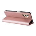 thumbnail image 6 of Wallet Case for Samsung Galaxy A14 5G, Business Style PU Leather Magnetic Adsorption Flip Folio Cover with Kickstand Card Slots Cash Holder Soft Silicone Shockproof Protective Case,Rosegold, 6 of 9