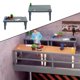 thumbnail image 4 of Simulación Taller de reparación de automóviles Zulema Diseño de adornos de herramientas gris, 4 of 8