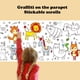 thumbnail image 4 of CAIROYAR Rollo de papel para pintar con grafiti para niños, para montar en la pared, para rellenar con colores, 4 of 6