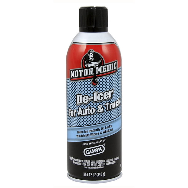 Aerosol descongelante para parabrisas Motor Medic, 355 ml (paquete de 12)