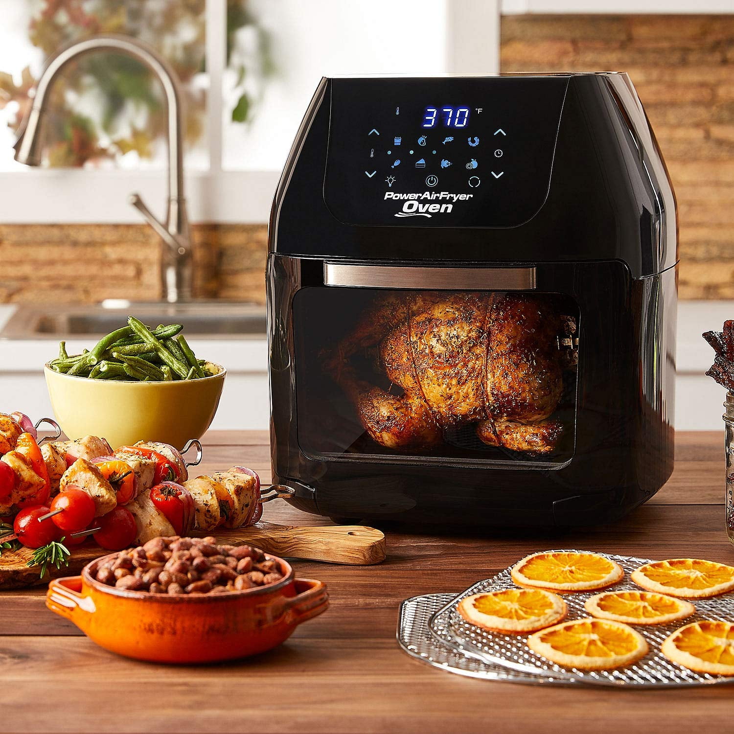 Power AirFryer XL 6 QT Power Air Fryer Oven With 7 in 1 Cooking