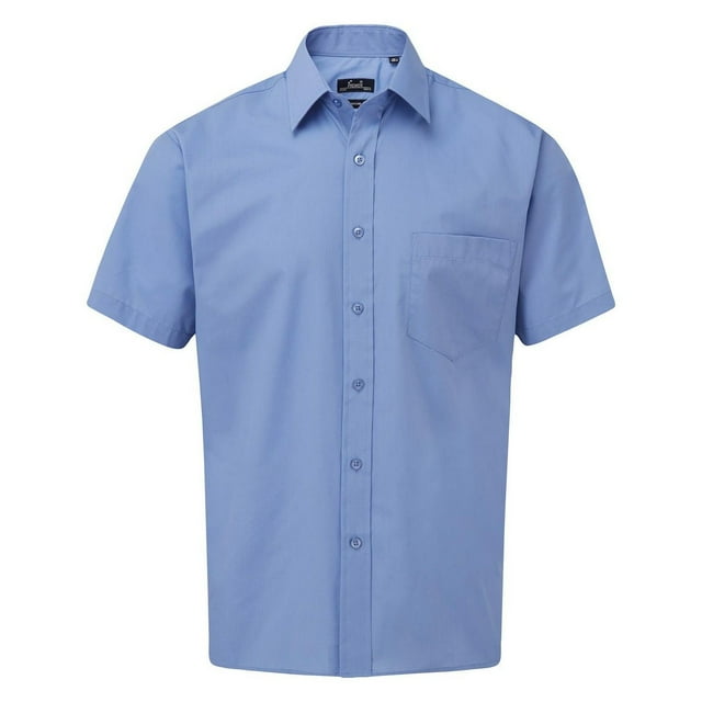 Premier Chemise Popeline à Manches Courtes pour Hommes