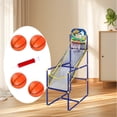 thumbnail image 1 of Arcade Basketball Game Juego de altura ajustable Niños Deportes Toy de toy de interior Regalos de cumpleaños para adolescentes para adolescentes Con 4 bolas, 1 of 8
