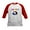 Red/White, variant on CafePress - Artist Baseball Jersey - Kids Cotton Baseball Jersey, 3/4 Sleeve Shirt