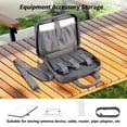 thumbnail image 3 of Satellite Storage Bag, 67-125cm Strap Shockproof Foam Lining Portable Handle Water and Wear Proof Travel Carry Bag  for Mini Dish Device Router, 3 of 7