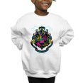 thumbnail image 3 of Harry Potter Girls Neon Hogwarts Crest Sweatshirt, 3 of 5