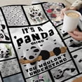thumbnail image 5 of It''s A Panda Thing You Would Not Understand Funny Soft Blanket Throw Blanket Fleece Blankets Bed Sofa Fuzzy Blanket for Couch Bed Sofa Adult (80"X60"), 5 of 6