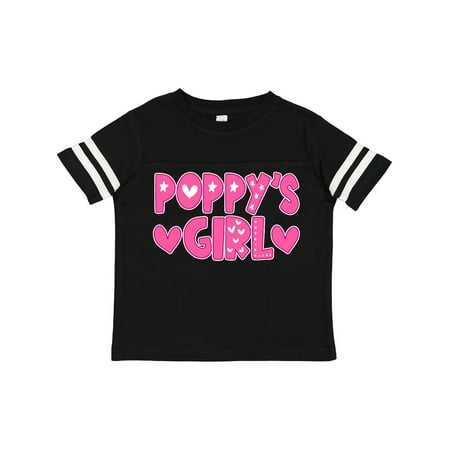 

Inktastic Poppy s Girl Pink with Hearts Gift Toddler Toddler Girl T-Shirt