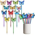 thumbnail image 1 of RETON Butterfly Ballpoint Pens, Fine Point, 0.5 mm, Blue Ink, 24 Count, 1 of 7