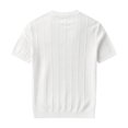 thumbnail image 3 of FOPSUFGWFO Men's T-Shirts Short Sleeve Knit Casual Tops Solid Color Soft Loose Fit Pullover Crew Neck Blouses For Work Gym XL, 3 of 3
