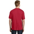 thumbnail image 2 of Sport Tek Men's PosiCharge Competitor Cotton Touch Tee, Deep Red, XXXX-Large, 2 of 4