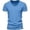 Light Blue, variant on Krdevn Men's Casual V Neck T Shirts with Zipper Design for Everyday Wear for Summer,3XL