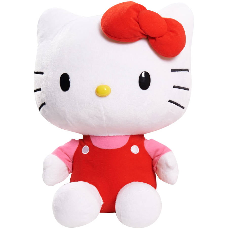 Hello Kitty Jumbo Plush, Red Classic 