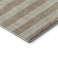 thumbnail image 4 of Addison Rugs Mayfield Washable Transitional Stripes Beige Rectangle Rug, 9' x 12', 4 of 6