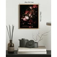 thumbnail image 3 of Drsoum Vintage Red Lily Flower Wall Prints Classic Retro Farmhouse Rustic Floral Art Decorations for Home Office Kitchen 8x10in Natural Framed, 3 of 6