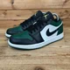 thumbnail image 5 of Ni-k-e Trainers Mens Size UK 6 Air Jordan 1 Low Green Toe Leather Casual Shoes AJ, 5 of 6