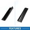 thumbnail image 6 of Unique Bargains Car Side Skirt 45cm/17.72in Exterior Rocker Splitter Diffuser Kit Universal High Toughness Gloss Black, 6 of 7