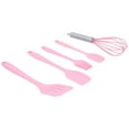 thumbnail image 5 of Cooking Spatula Set Silicone Baking Scraper Heat Resistant Egg Beater Kitchen Utensil(Pink ), 5 of 8