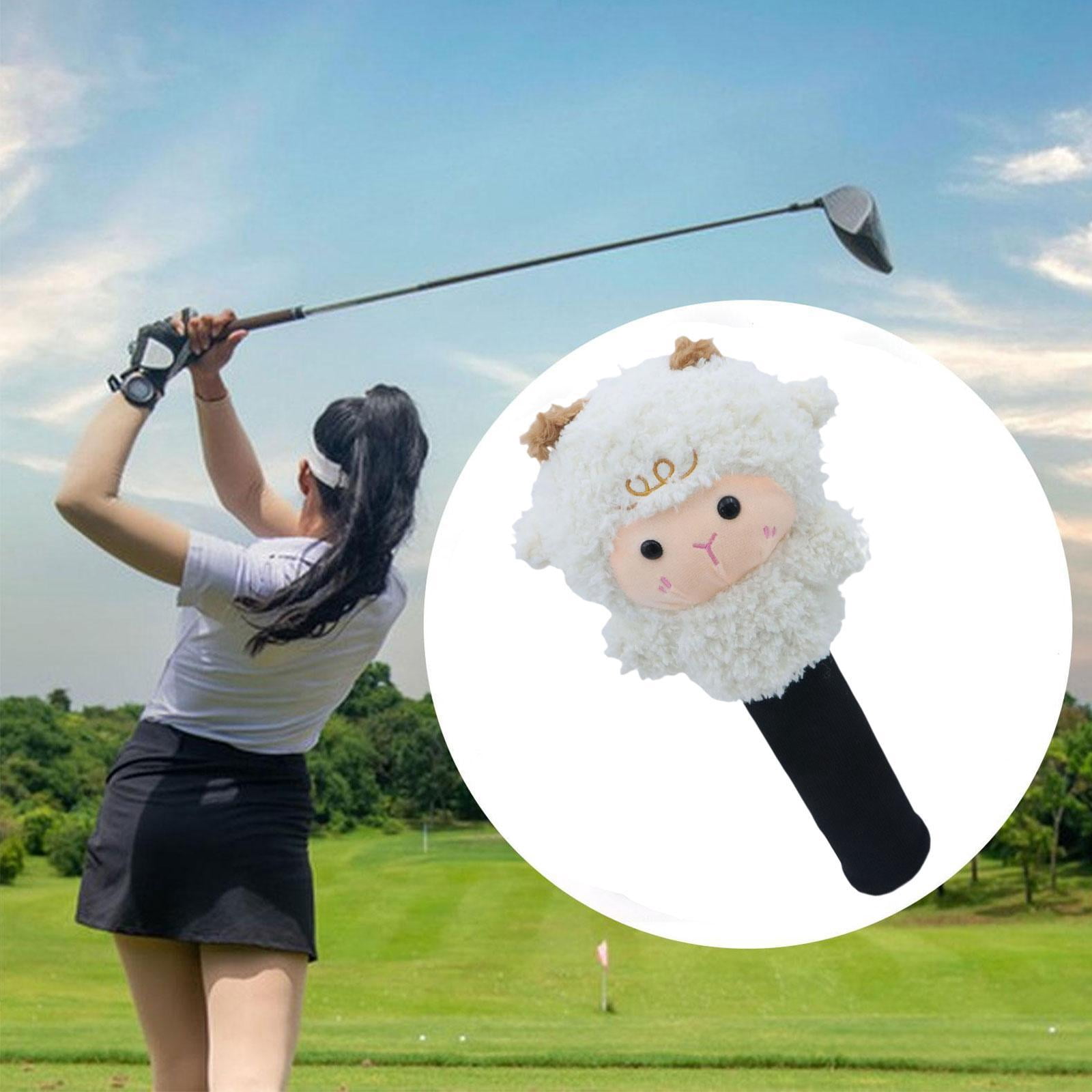 funtasica Golf Headcover Golf Driver Headcover Animal Protector Funny Golf Wood Club Head Cover Replacement Transport Head Cover Suitable for Adults Golfe A