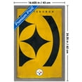 thumbnail image 3 of NFL Pittsburgh Steelers - Logo 25 Wall Poster, 14.725" x 22.375" Framed, 3 of 5