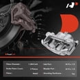 thumbnail image 2 of A-Premium Disc Brake Caliper Assembly with Bracket Compatible with Select Nissan Models - D21 1986-1989 V6 3.0L, Pathfinder/Van 1987-1988 - Front Left Driver Side, 2 of 9