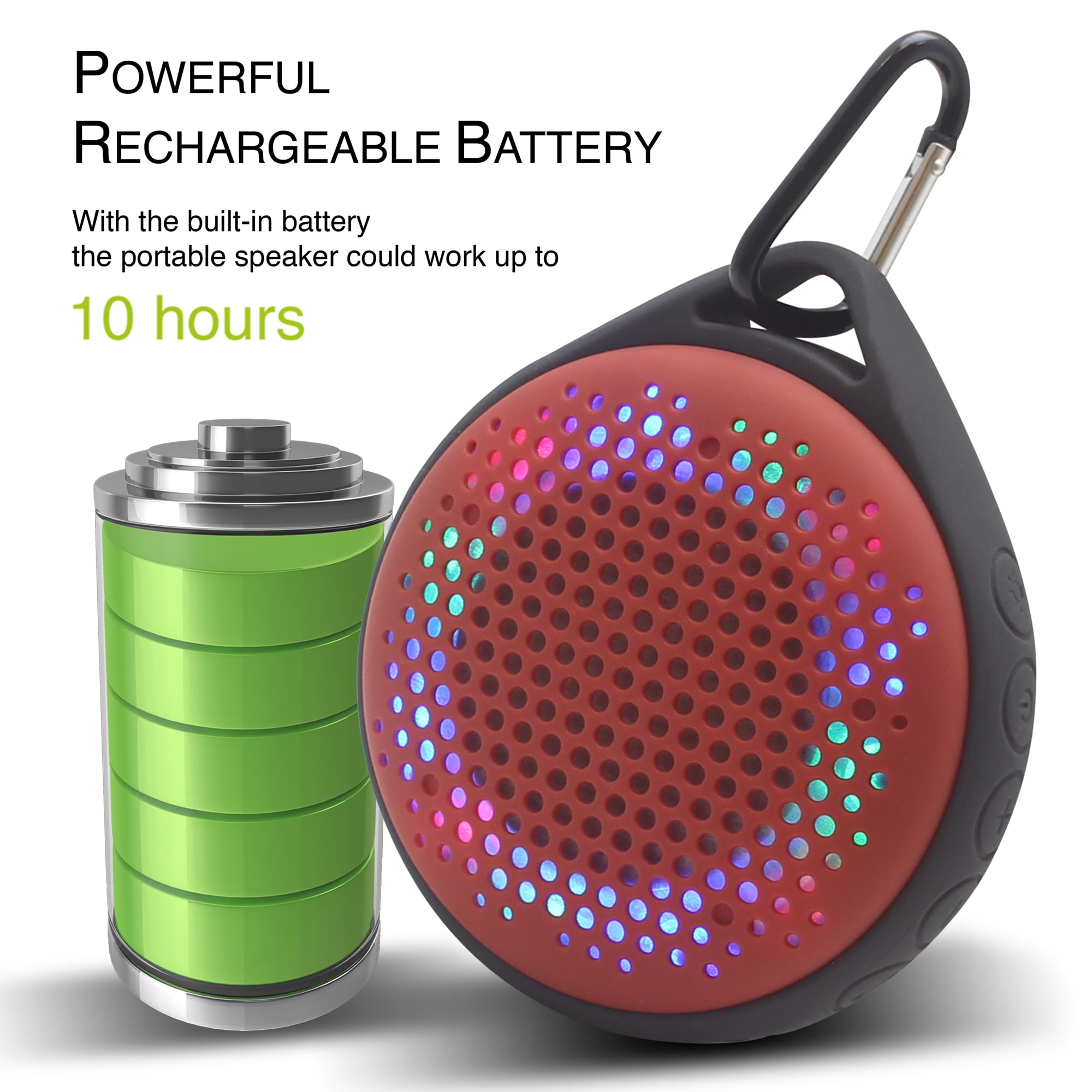 magnavox bluetooth waterproof speaker