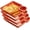 Orange, variant on Sectioned Platter with Dipping Compartment – 4-Piece Japanese-Style Gyoza Dipping Dish Set – Square Serving Tray for Sushi, Chips & Dip – Reusable Plastic Appetizer Tray