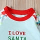 thumbnail image 4 of Conjunto de ropa de Papá Noel para bebé, disfraz de Navidad, pijamas para el hogar, ropa para niños pequeños, traje para niños, Invierno, 4 of 4