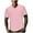 Pink, variant on YYDGH Mens V Neck T-Shirts Comfort Solid Color Short Sleeve Tee Tops Casual Breathable Athletic Gym Training Tees Big and Tall